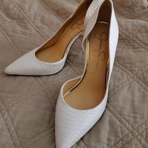 White Jessica Simpson Pumps